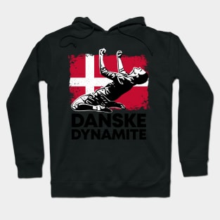 Danmark  Danske Dynamite Denmark Black Hoodie